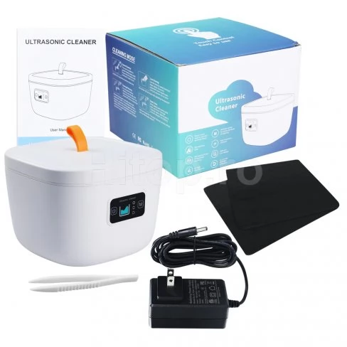Baie cu ultrasunete pentru curățarea bijuteriilor cu volum de 255ML și lumină UV pentru dezinfecție