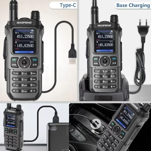 Radio profesional Baofeng UV-21 Pro V2, 999 canale, putere 8W Radio profesional Baofeng UV-21 Pro V2, 999 canale, putere 8W