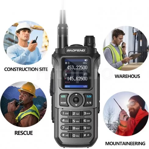 Radio profesional Baofeng UV-21 Pro V2, 999 canale, putere 8W Radio profesional Baofeng UV-21 Pro V2, 999 canale, putere 8W