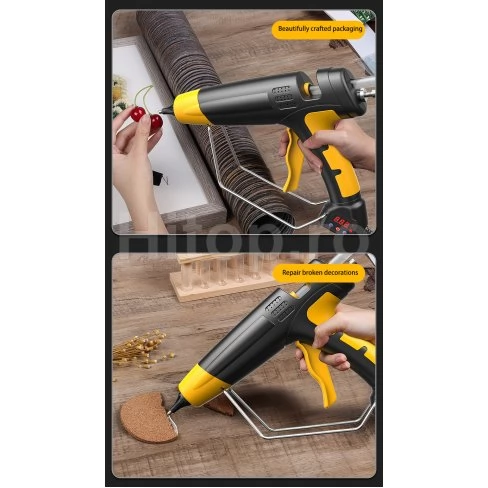 Pistol de silicon fierbinte 100W, bețe de silicon de 11 mm