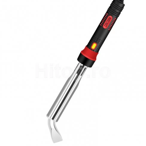 Fier de lipit puternic 200W cu vârf plat și indicator luminos