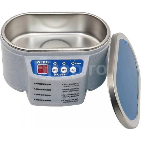 Baie de curățare cu ultrasunete cu volum de 500ML cu reglarea puterii 30W/50W și frecvență 40Khz Baie de curățare cu ultrasunete cu volum de 500ML cu reglarea puterii 30W/50W și frecvență 40Khz