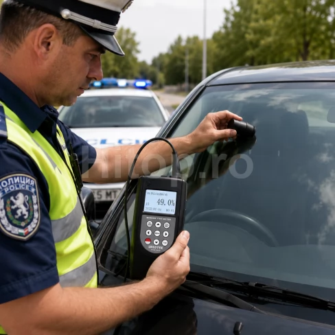 Aparat profesional de măsurare a transmitanței sticlei WTM-1500P cu imprimantă Bluetooth