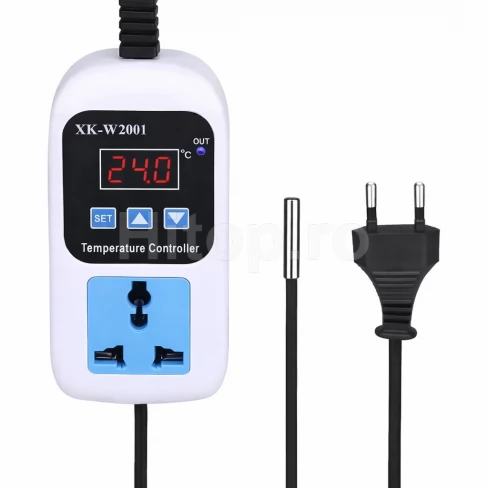 Termostat digital XK-W2001, -50°C până la +110°C, 230V, 10A