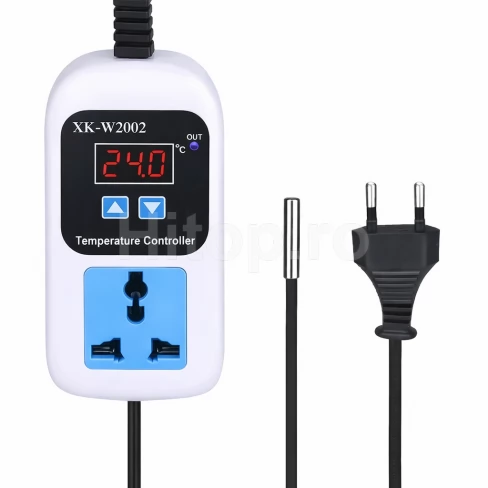 Controler de temperatură XK-W2002, 220V, cu ștecher