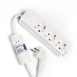 Priză de protecție la trăsnet 3x16A, 3 prize, cu cablu de 1,5 m