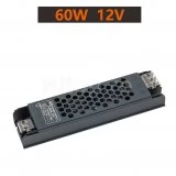 Sursă de alimentare pentru bandă LED 12VDC, 60W, 5A, carcasă metalică subțire