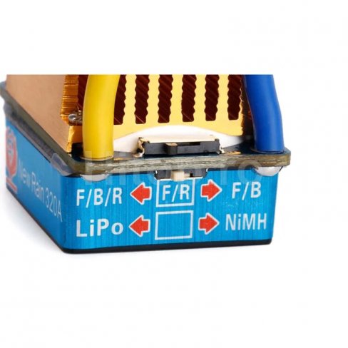 Regulator de viteză pentru motoare cu perie 12V, 320A, 2-3S lipo, rezistent la apă Regulator de viteză pentru motoare cu perie 12V, 320A, 2-3S lipo, rezistent la apă