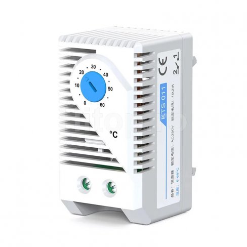 Termostat bimetalic KTS011 NO, 0–60°C, 10A, pentru răcire Termostat bimetalic KTS011 NO, 0–60°C, 10A, pentru răcire