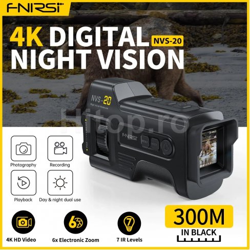 Viziune de noapte monoculară 4K, înregistrare video 3840x2160 Viziune de noapte monoculară 4K, înregistrare video 3840x2160