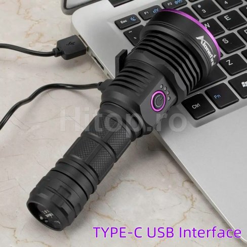 Lanternă de gheață UV cu 3 LED-uri x 365nm, 60W, baterie reîncărcabilă Lanternă de gheață UV cu 3 LED-uri x 365nm, 60W, baterie reîncărcabilă