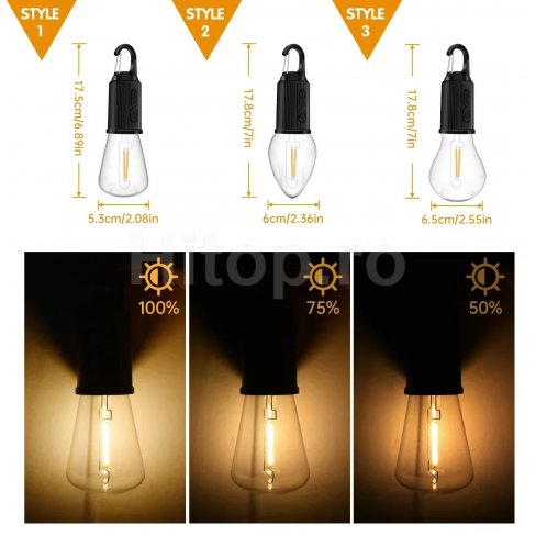 Lampă de camping LED reîncărcabilă, formă conică, lumină galbenă caldă Lampă de camping LED reîncărcabilă, formă conică, lumină galbenă caldă