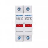 Suport pentru siguranțe DC 1000V fotovoltaice duble